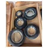 (5) Tire Ashtrays