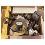 Carbide Lights and Edison Electric Cap Light