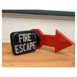 Fire Escape Light and Arrow