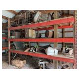 Pallet Rack with Miscellaneous Items