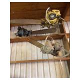 Three Chain Saws