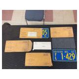 (4) Original NOS Oregon License Plates