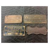 (4) Engine Manufacturer Name Plates