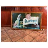 Pilsner Urquell Mirrored beer sign