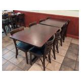 (2) Restaurant Tables 42" x 30" with (8) Chairs