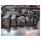(17) Stainless Steel Pans - Assorted Sizes