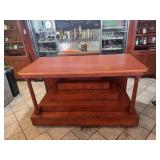 Back Bar on Casters 71” W x 34” D 42” T