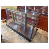 Ehrlich Glass Display Case with Granite Base - 70” W x 26” D x 43” T