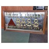 67" W x 35" T... Bass Mirror Sign