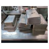 (7) Stainless Pans - Assorted Sizes