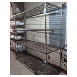 (1) Metal Racks. (1) 6