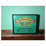 19" W x 15" T.....Sierra Nevada Light Up Sign