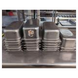 (17) Stainless Steel Pans - Assorted Sizes
