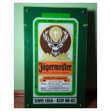 14" W x 23" T... Jagermeister Light Up Sign