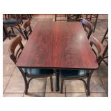 (1) Restaurant Tables 42" x 30" with (4) Chairs