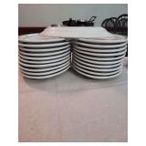 (21) 12" x 8"... Tuxton Plates