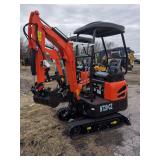 CFG Industrial Mini Excavator - NT20-CZ - RED