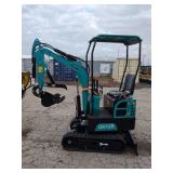 CFG Industrial Mini Excavator - QH12R - GREEN