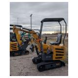 CFG Industrial Mini Excavator - MX12R - YELLOW