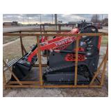 AGT Mini Skid Steer Loader - YSRT14 - Red