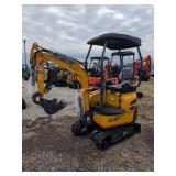 CFG Industrial Mini Excavator - QK18R - YELLOW