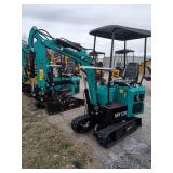 CFG Industrial Mini Excavator - MH12R - GREEN
