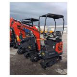 CFG Industrial Mini Excavator - MX15RX - RED
