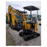 CFG Industrial Mini Excavator - H12R - YELLOW