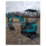 CFG Industrial Mini Excavator - QK16R - GREEN