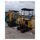 CFG Industrial Mini Excavator - H12R - YELLOW