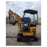 CFG Industrial Mini Excavator - QK20R - YELLOW
