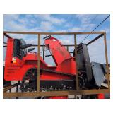 AGT Gas Powered Mini Track Skid Steer Loader SDA-140T - RED
