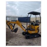 CFG Industrial Mini Excavator - QK20R - YELLOW