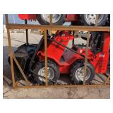 AGT Gas Powered Mini Track Skid Steer Loader SDA-140W - RED