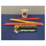 (3) IH Mug, Yardstick, Opener