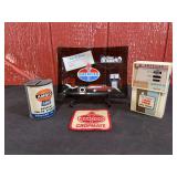 (4) AMOCO Dish, Radio, Patch, Coin Bank
