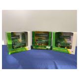 (3) 1/64 John Deere Combines NIB Ertl