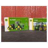 (2) 1/64 John Deere 9570RX + 7310R Farm Show NIB Ertl