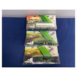 (3) 1/64 John Deere Semis NIB Ertl