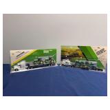 (2) 1/64 John Deere Semis w/Tractors NIB Ertl