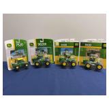(4) 1/64 John Deere Tractors NIB Ertl