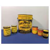 (6) Cen-Pe-Co + Riley Bros. Cans