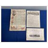 (3) Galloway + O.S. Kelly Mfg. Co. Literature