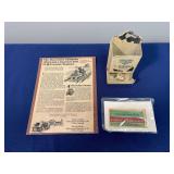 (3) McCormick-Deering Macthbox Holder, Ad, Decal