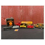 (5) Shell Toys, Car Care Kit, Patch