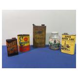 (5) Oil Cans