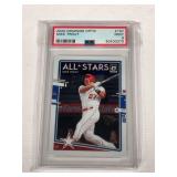 2020 Donruss Optic #197 Mike Trout Graded PSA 9