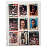 (9) 1992 Franz Portland Trailblazers Basketball Cards
