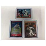(3) Derek Jeter MLB Cards