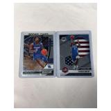 (2) 2020 Panini Prizm #54 & 259 Tyrese Maxey ROOKIES